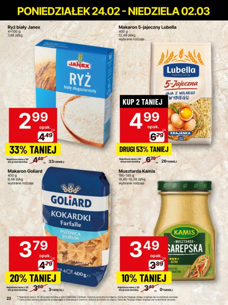 Gazetka promocyjna Delikatesy Centrum str. 22