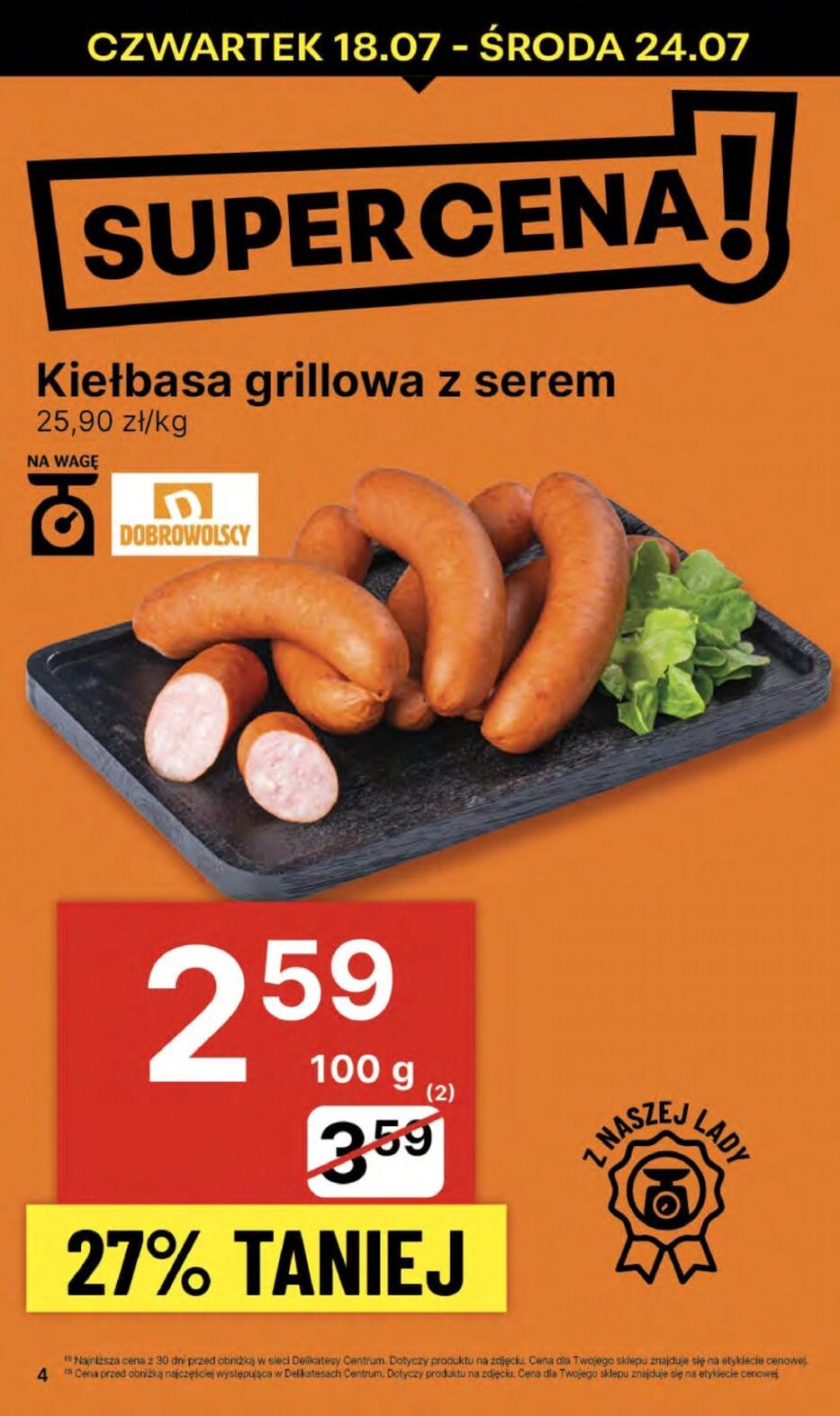 Gazetka promocyjna Delikatesy Centrum str. 4