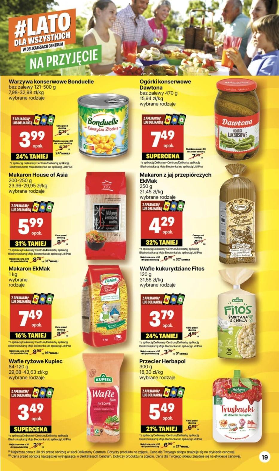 Gazetka promocyjna Delikatesy Centrum str. 19