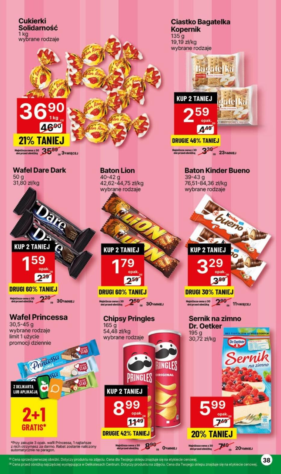 Gazetka promocyjna Delikatesy Centrum str. 38