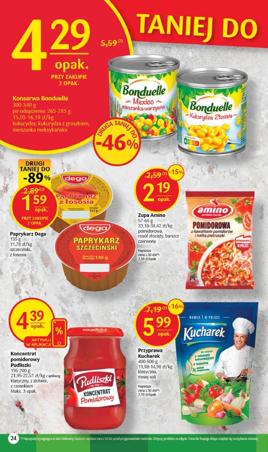 Gazetka promocyjna Delikatesy Centrum str. 24