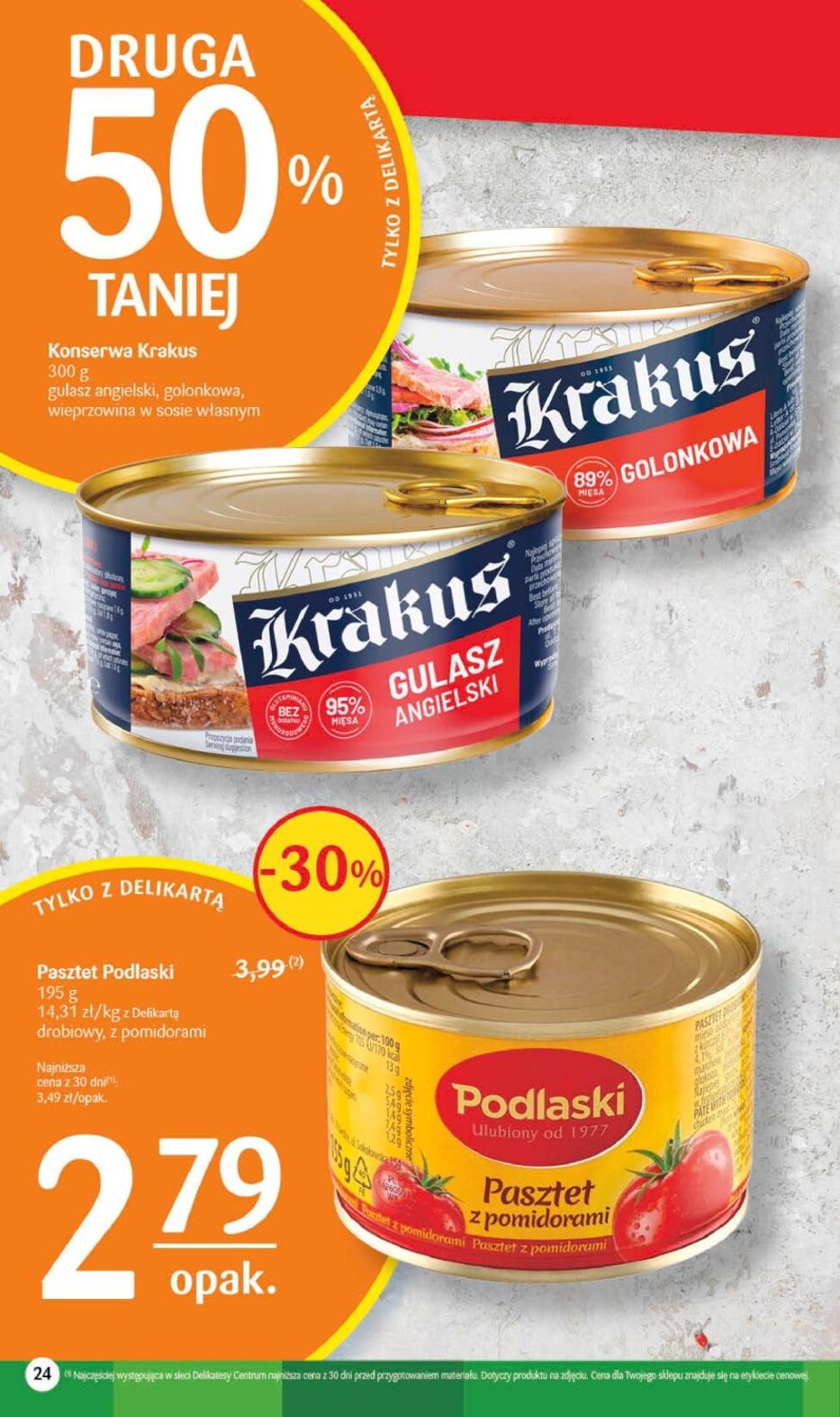 Gazetka promocyjna Delikatesy Centrum str. 24
