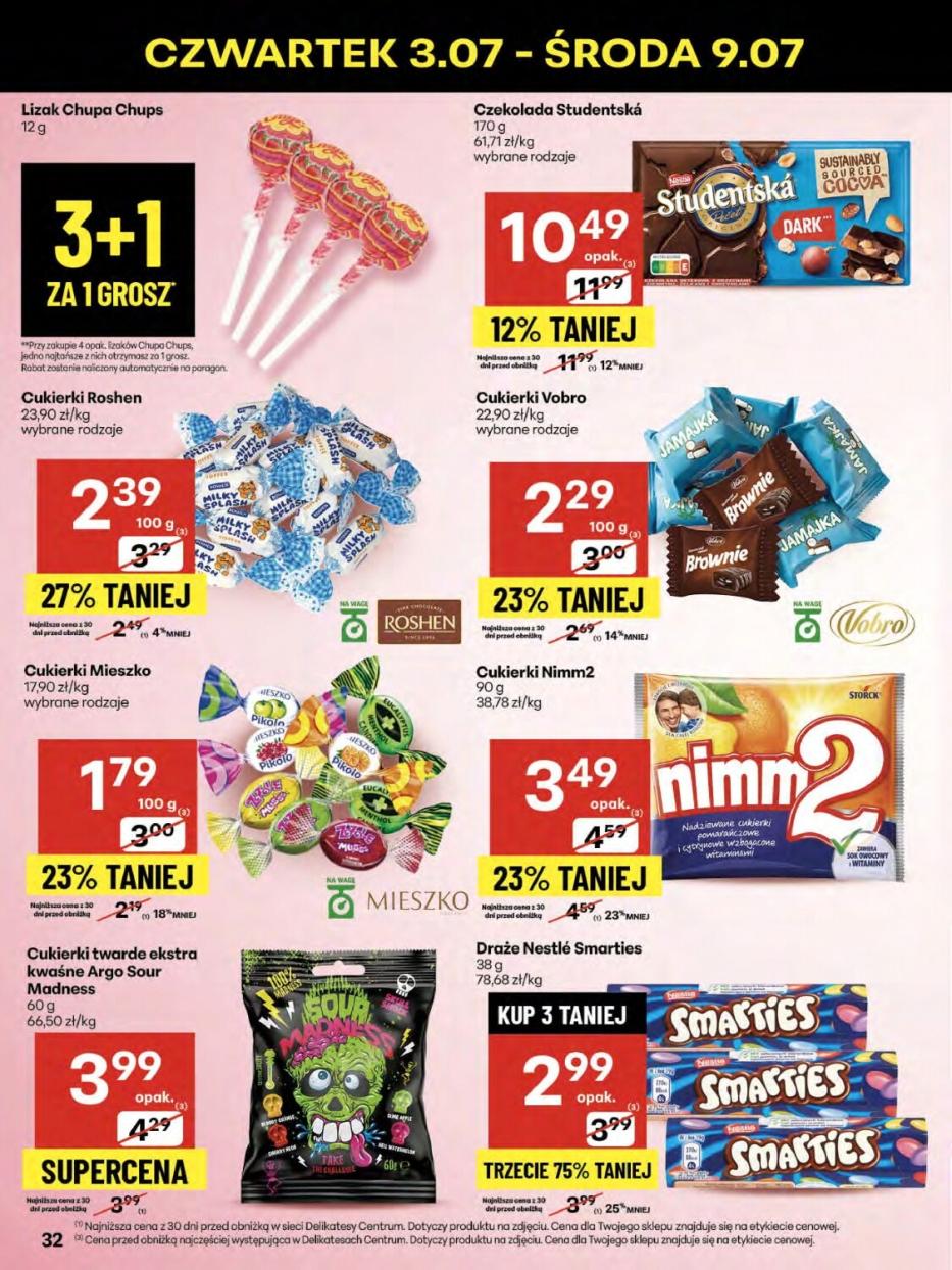 Gazetka promocyjna Delikatesy Centrum str. 32