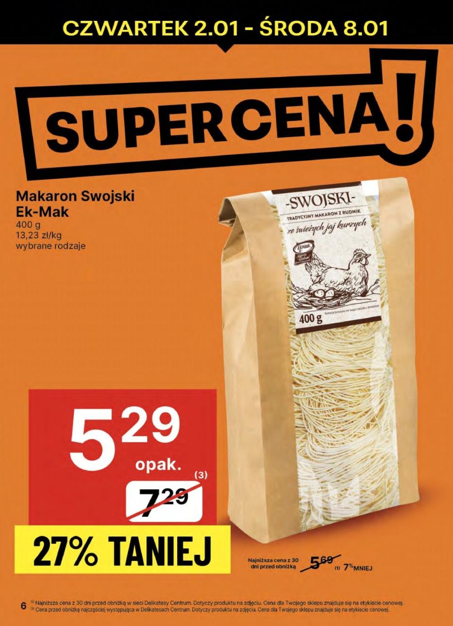 Gazetka promocyjna Delikatesy Centrum str. 6