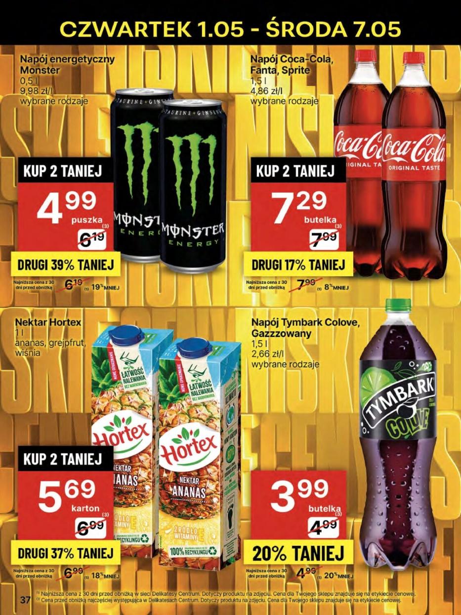Gazetka promocyjna Delikatesy Centrum str. 37