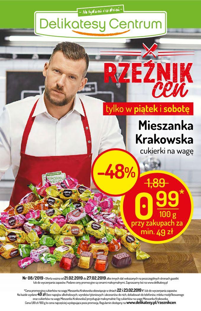 Gazetka promocyjna Delikatesy Centrum str. 1
