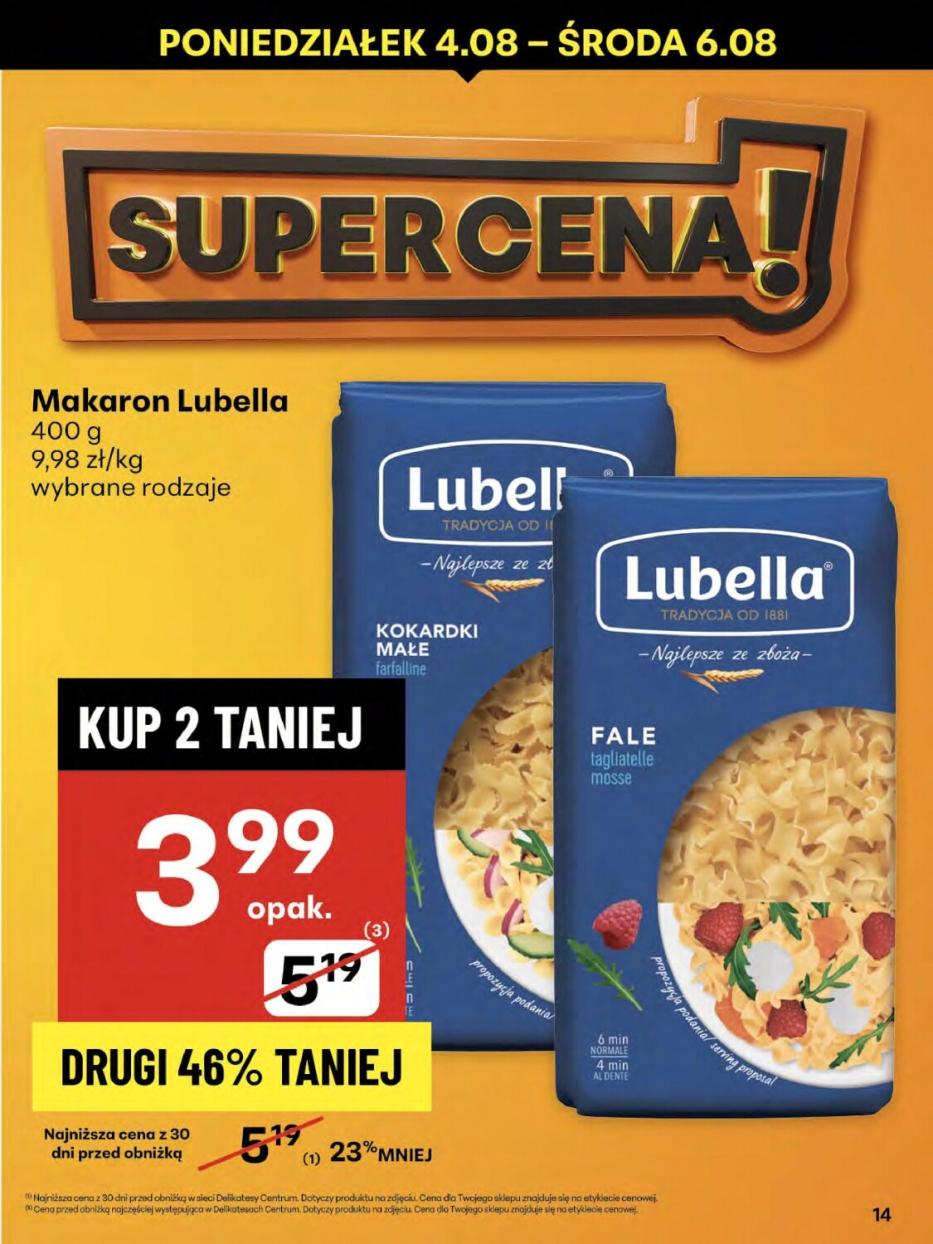 Gazetka promocyjna Delikatesy Centrum str. 14