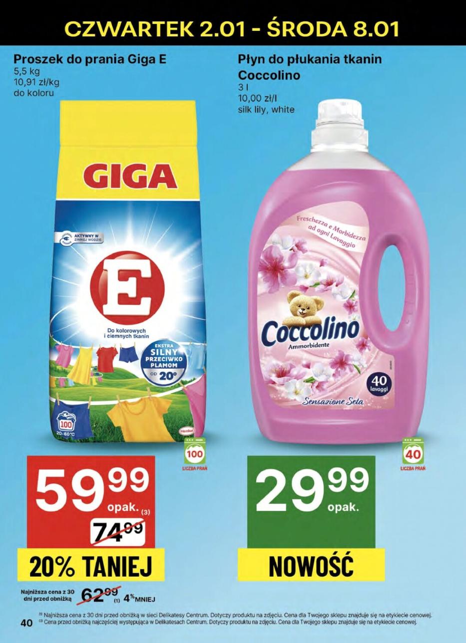 Gazetka promocyjna Delikatesy Centrum str. 40