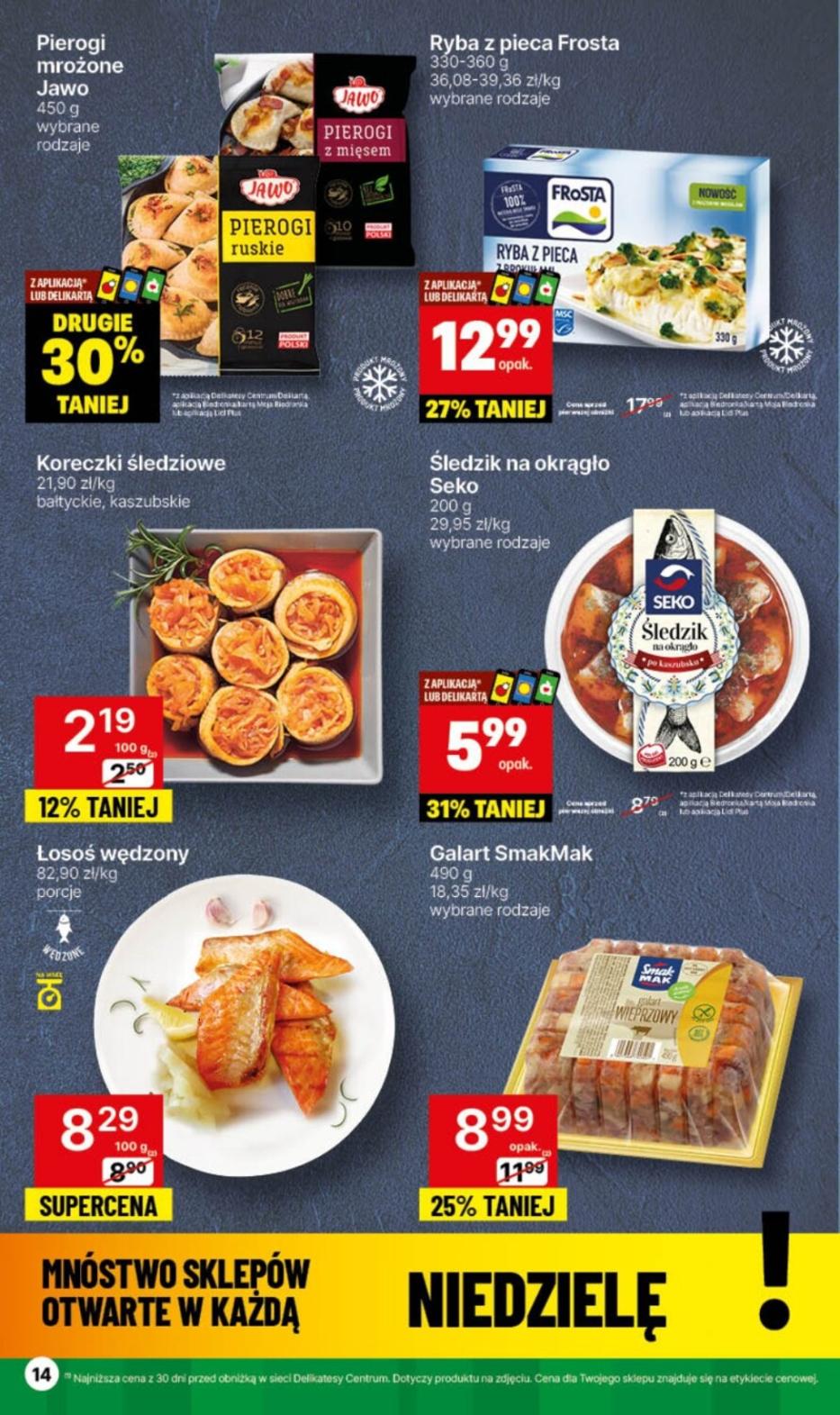 Gazetka promocyjna Delikatesy Centrum str. 14