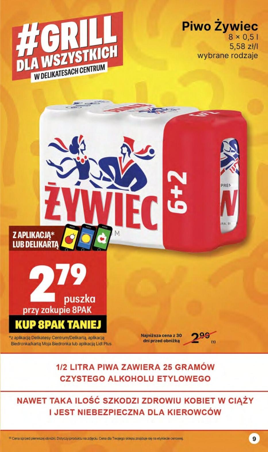 Gazetka promocyjna Delikatesy Centrum str. 9