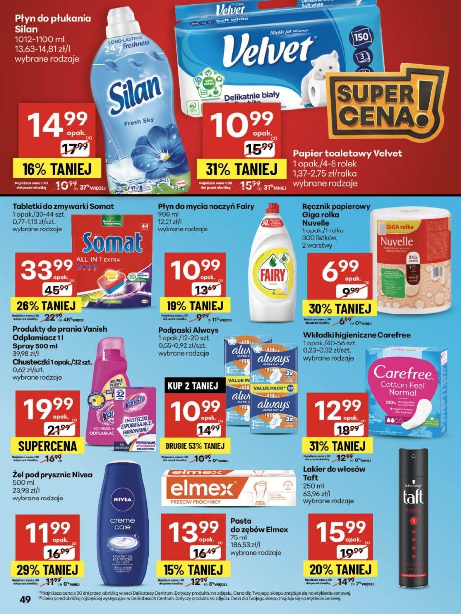 Gazetka promocyjna Delikatesy Centrum str. 49