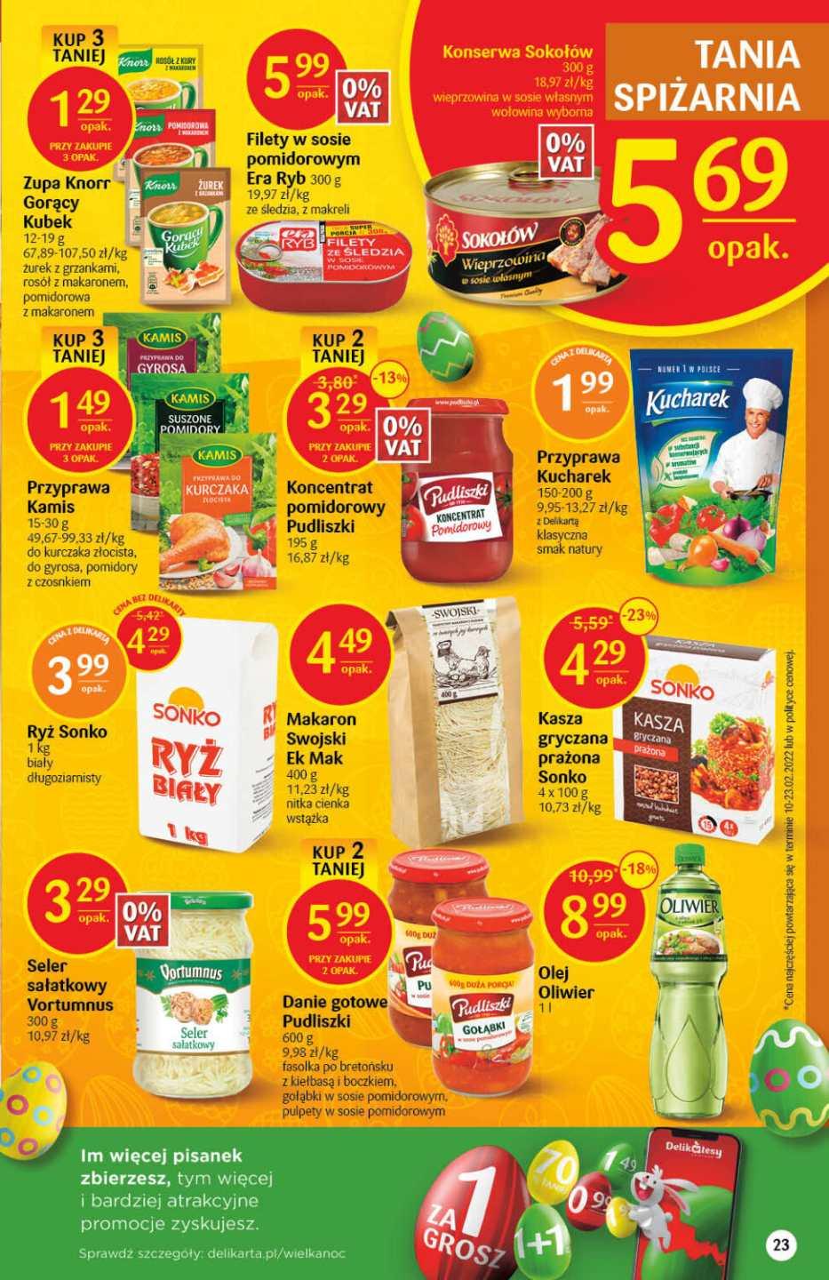 Gazetka promocyjna Delikatesy Centrum str. 23