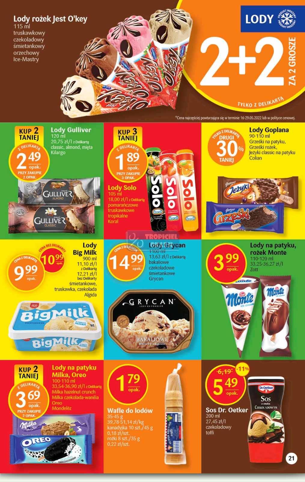 Gazetka promocyjna Delikatesy Centrum str. 21