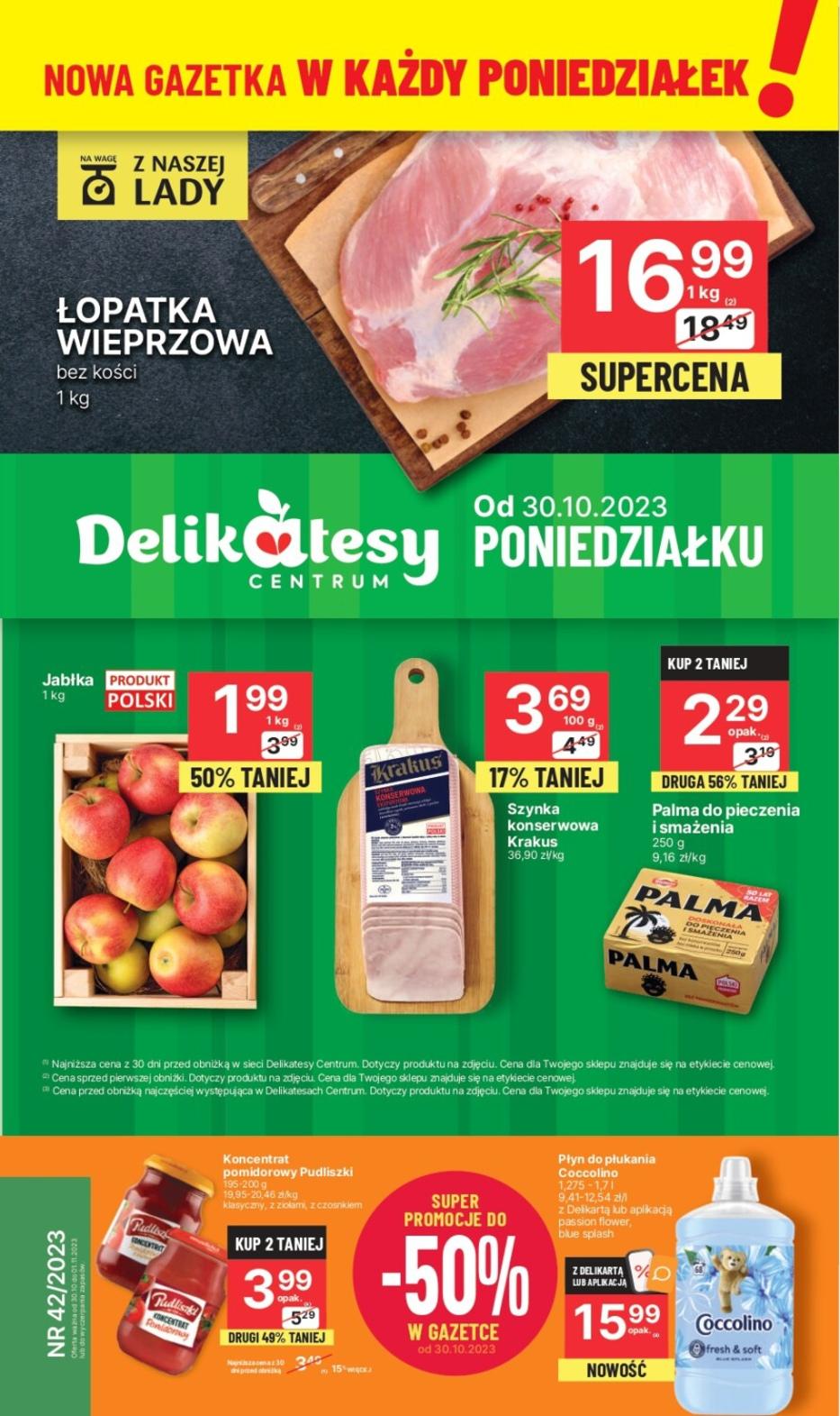 Gazetka promocyjna Delikatesy Centrum str. 1