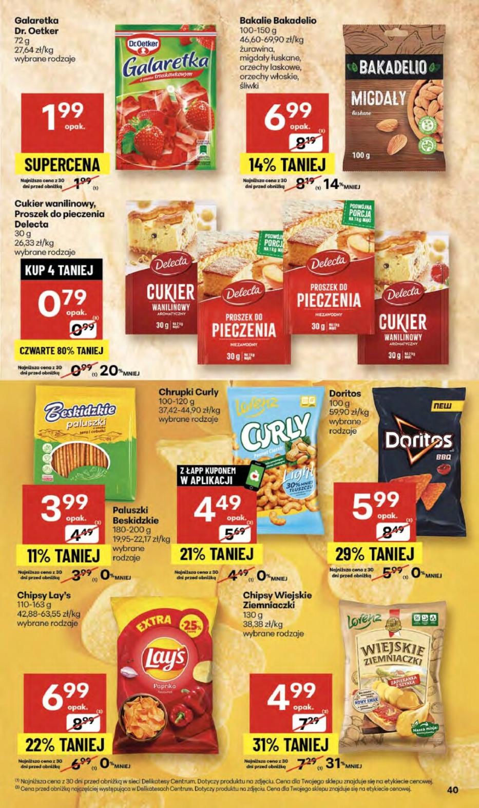 Gazetka promocyjna Delikatesy Centrum str. 40