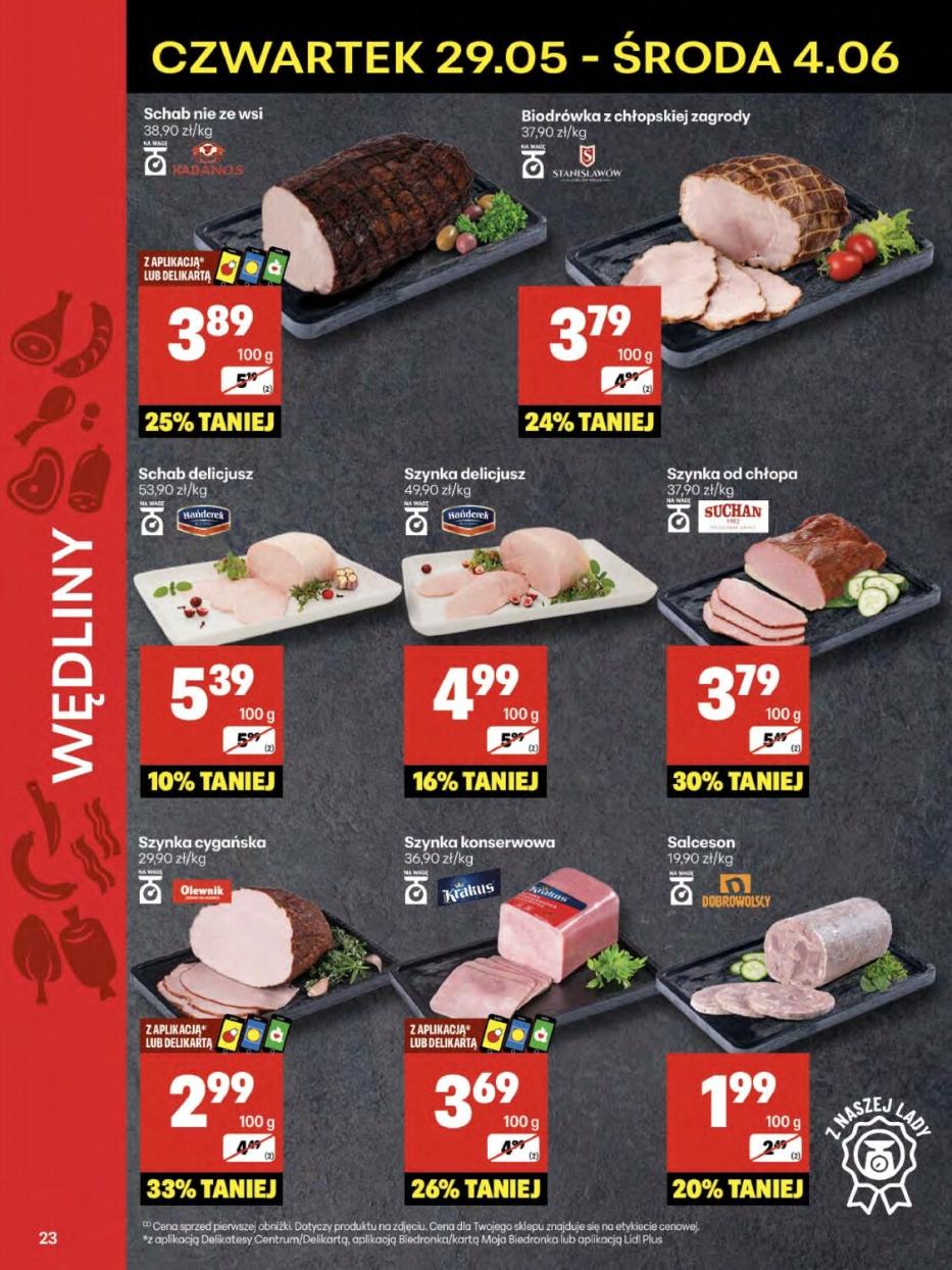 Gazetka promocyjna Delikatesy Centrum str. 23