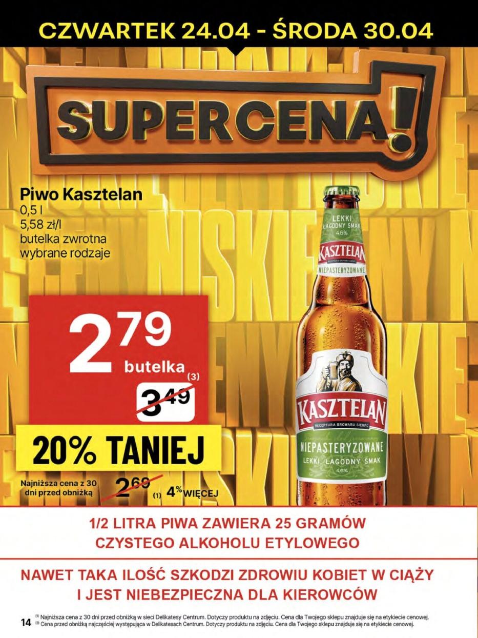 Gazetka promocyjna Delikatesy Centrum str. 14