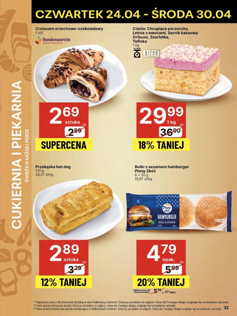 Gazetka promocyjna Delikatesy Centrum str. 32