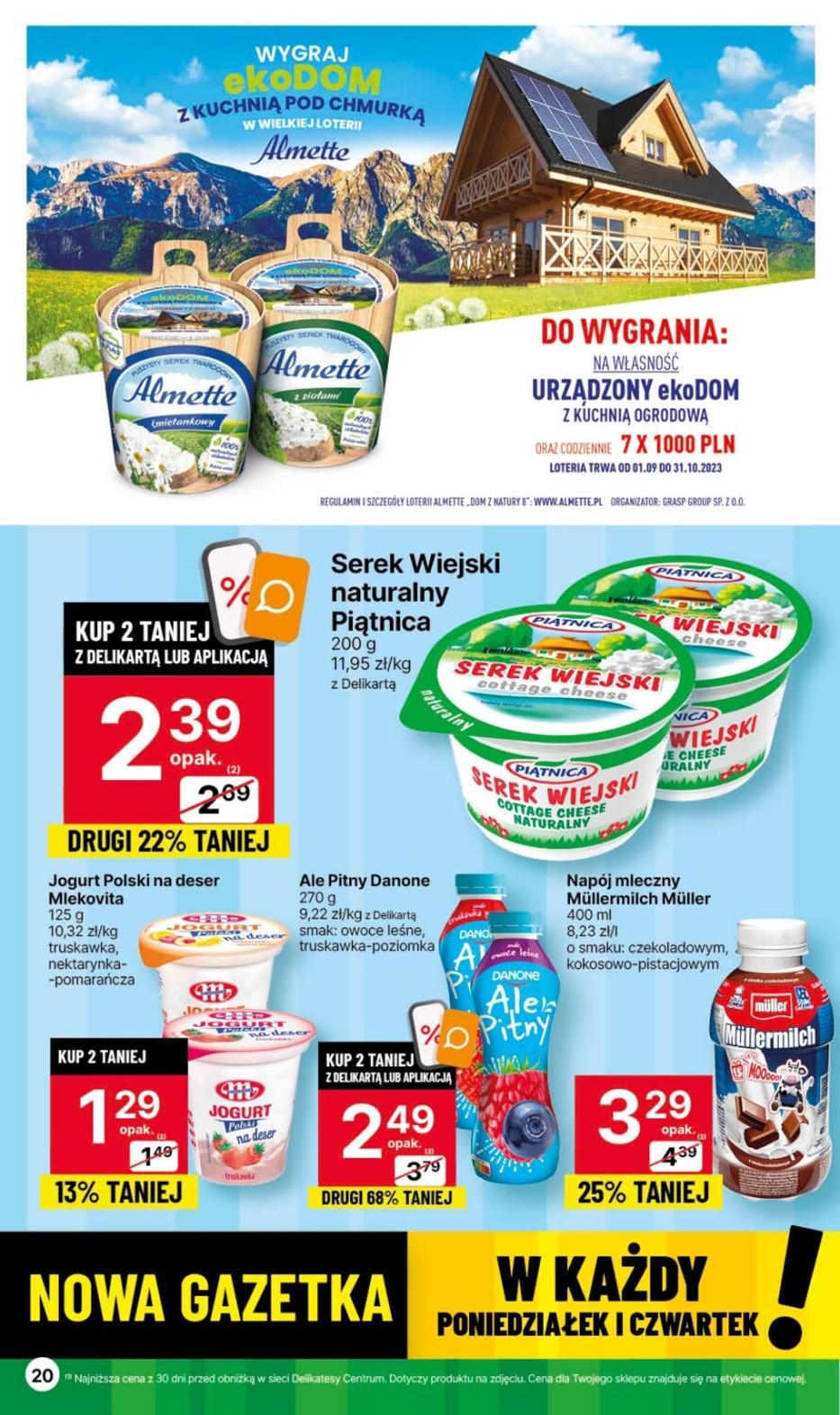 Gazetka promocyjna Delikatesy Centrum str. 20