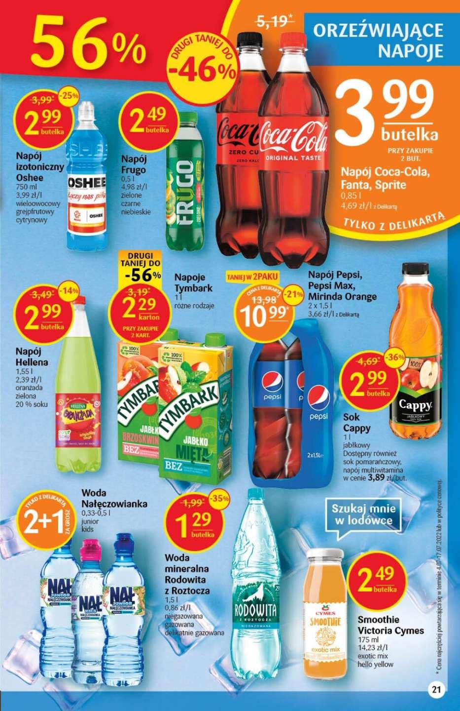 Gazetka promocyjna Delikatesy Centrum str. 21