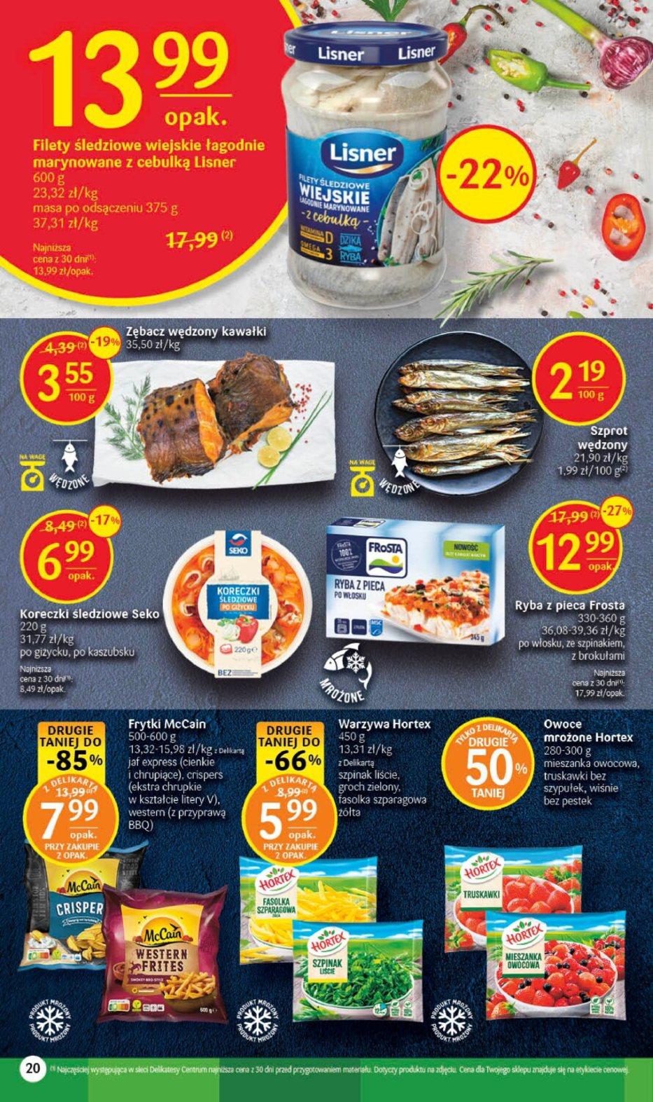 Gazetka promocyjna Delikatesy Centrum str. 20