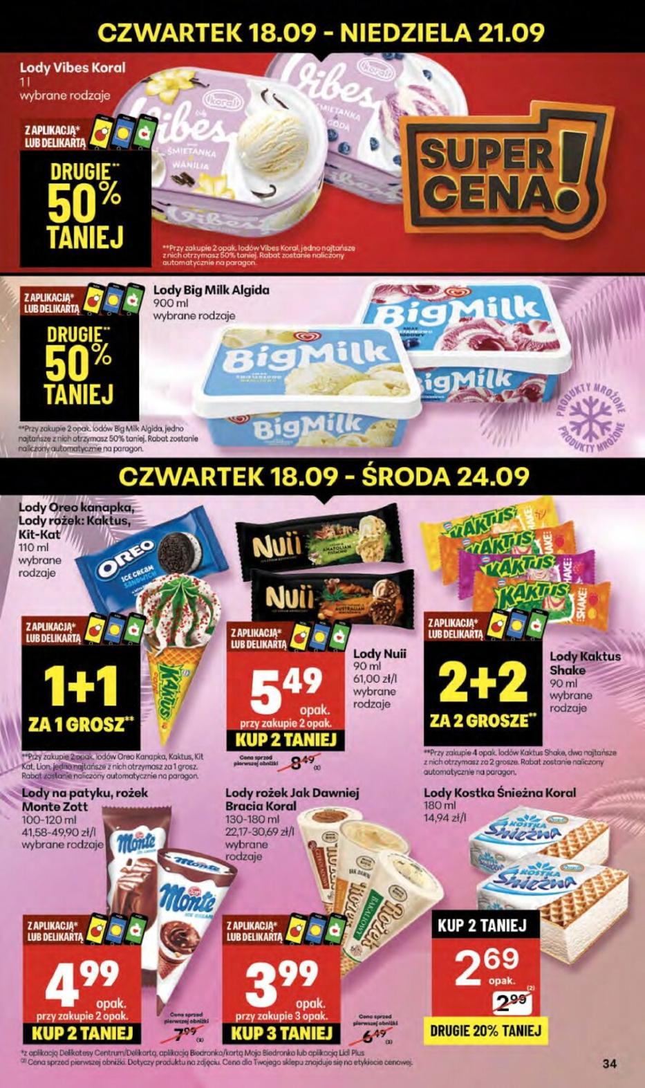 Gazetka promocyjna Delikatesy Centrum str. 34