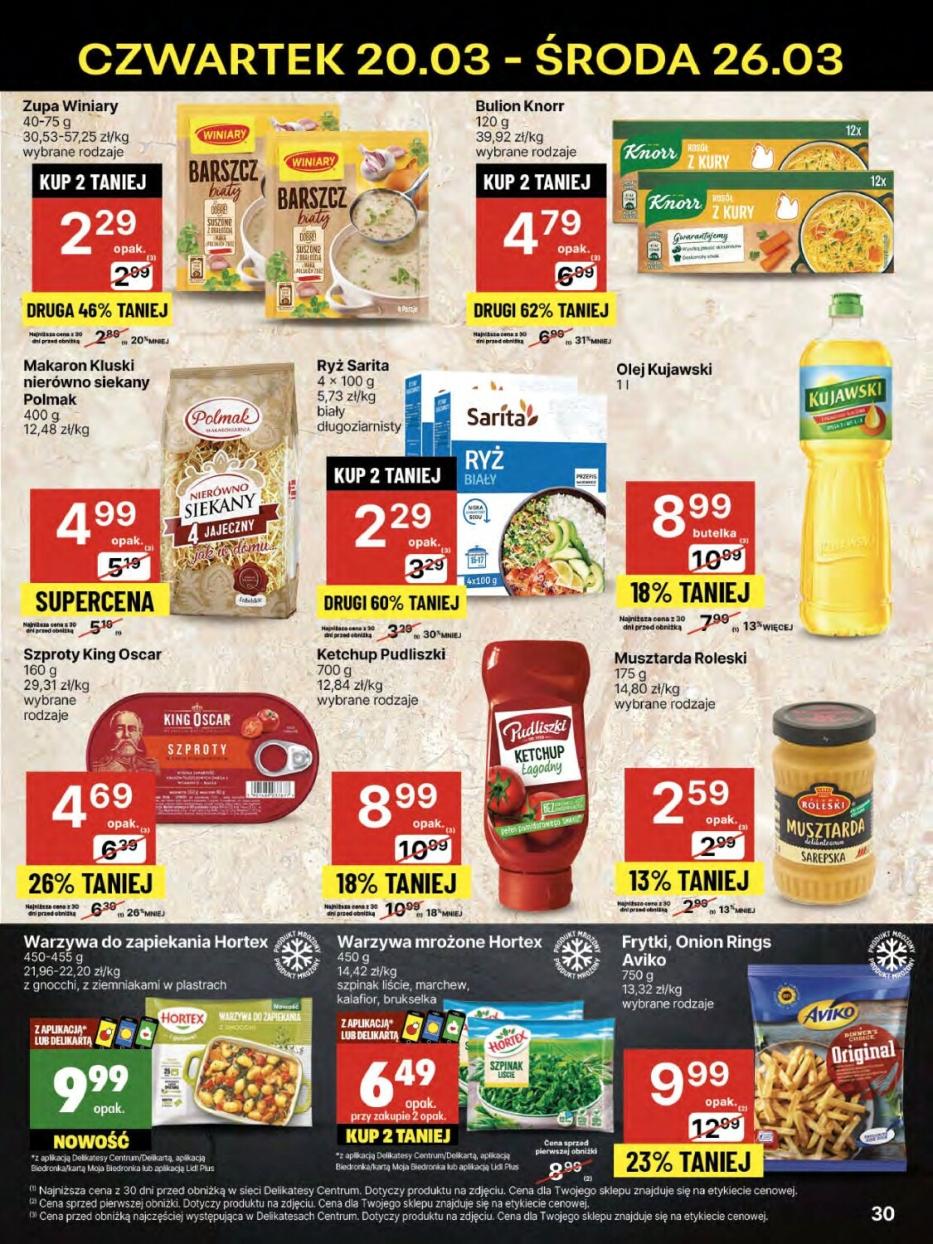 Gazetka promocyjna Delikatesy Centrum str. 30