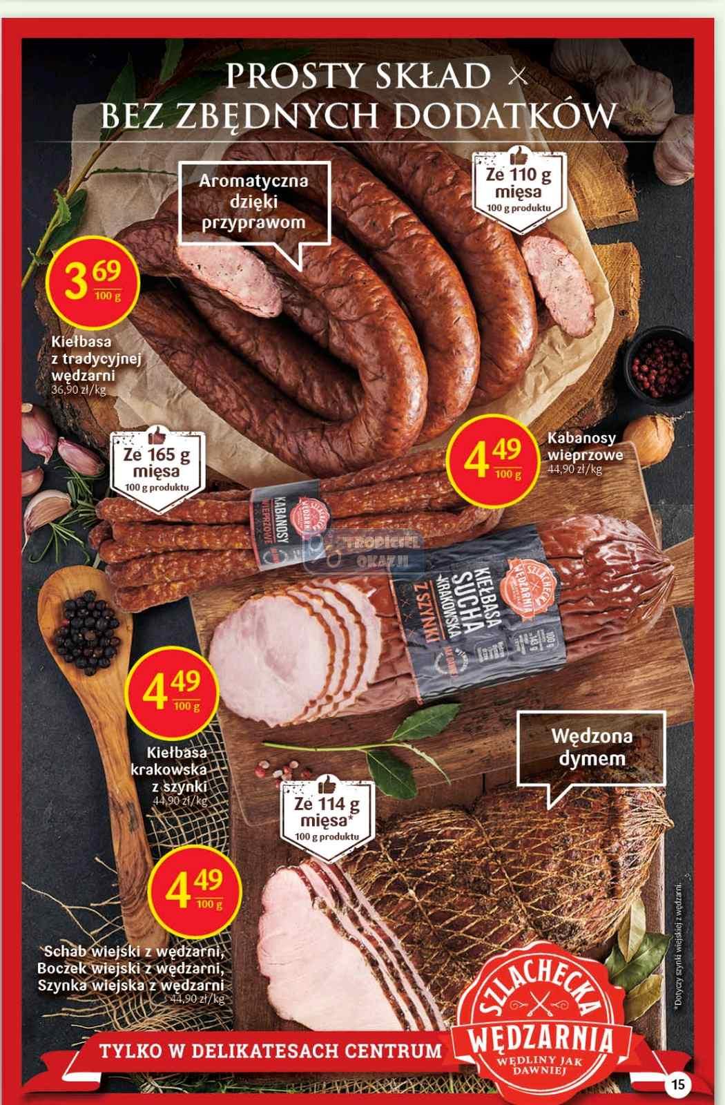 Gazetka promocyjna Delikatesy Centrum str. 15
