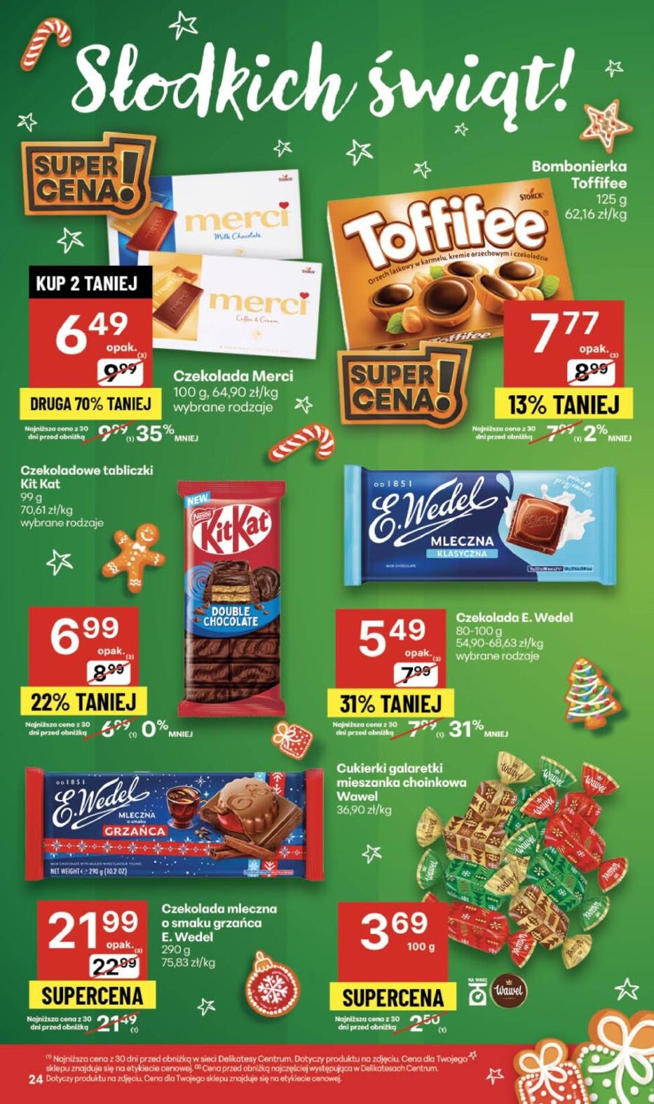 Gazetka promocyjna Delikatesy Centrum str. 24