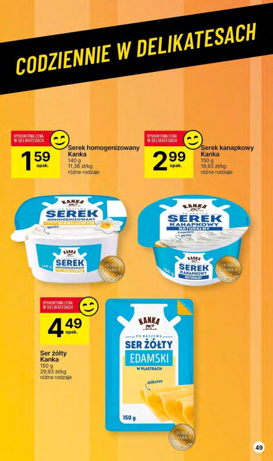 Gazetka promocyjna Delikatesy Centrum str. 49