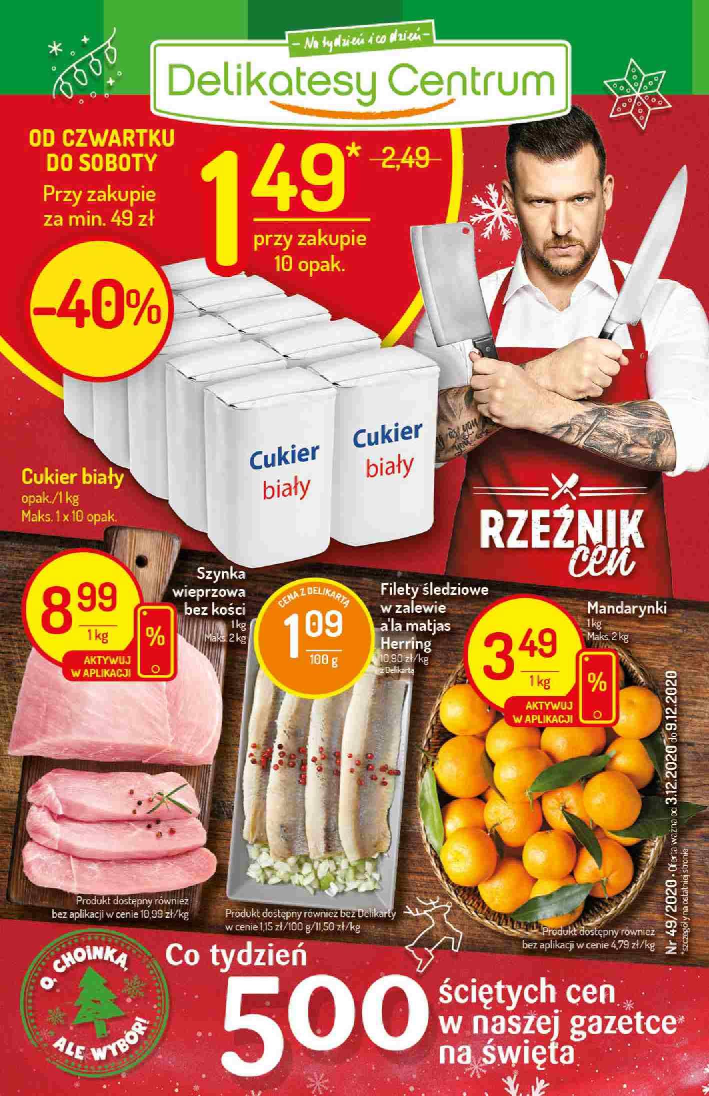 Gazetka promocyjna Delikatesy Centrum str. 1