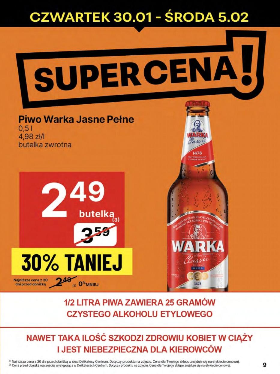 Gazetka promocyjna Delikatesy Centrum str. 9