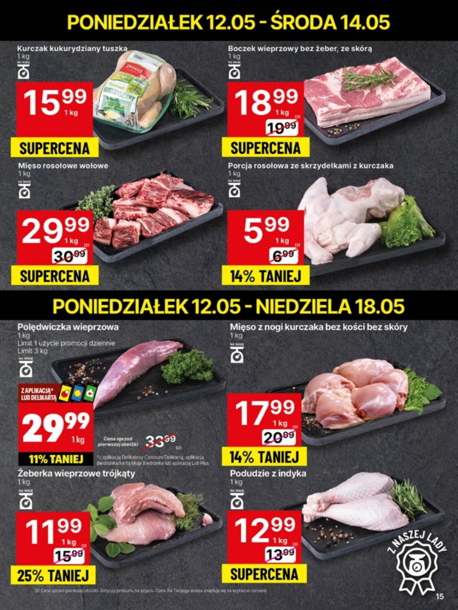 Gazetka promocyjna Delikatesy Centrum str. 15