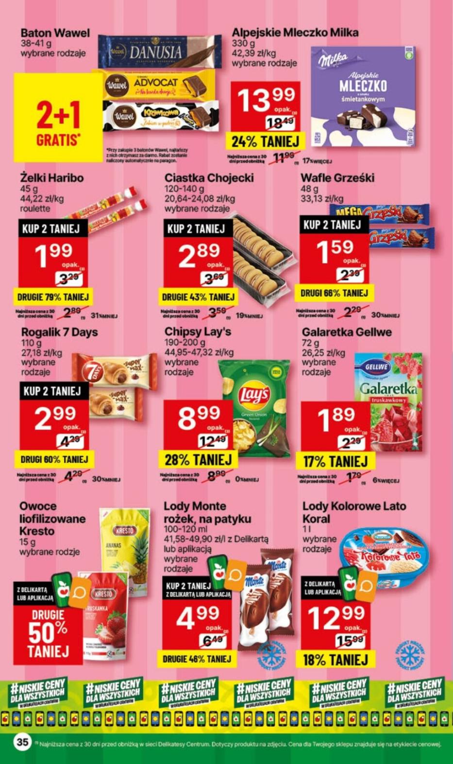 Gazetka promocyjna Delikatesy Centrum str. 35