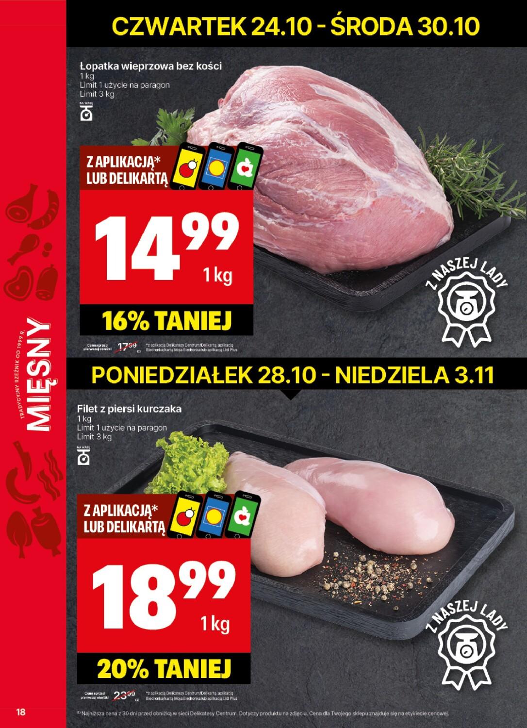 Gazetka promocyjna Delikatesy Centrum str. 18