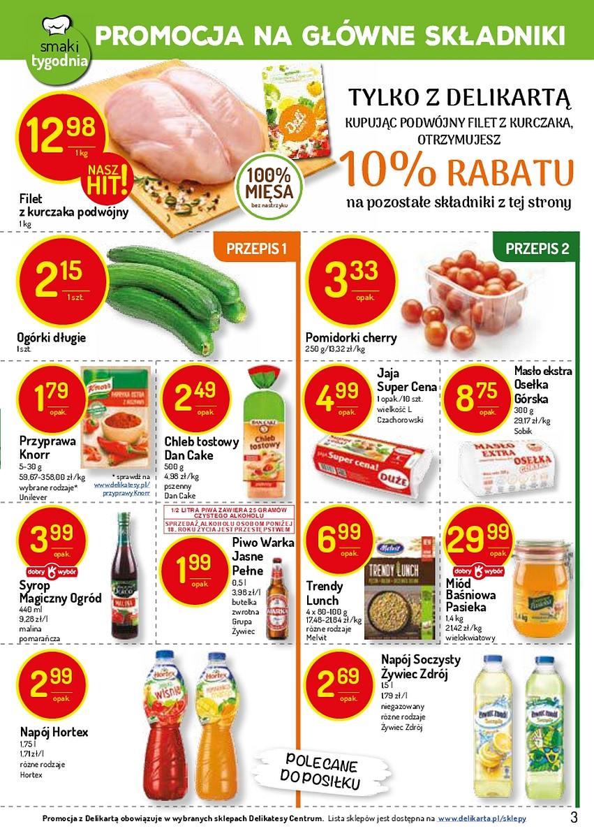 Gazetka promocyjna Delikatesy Centrum str. 3