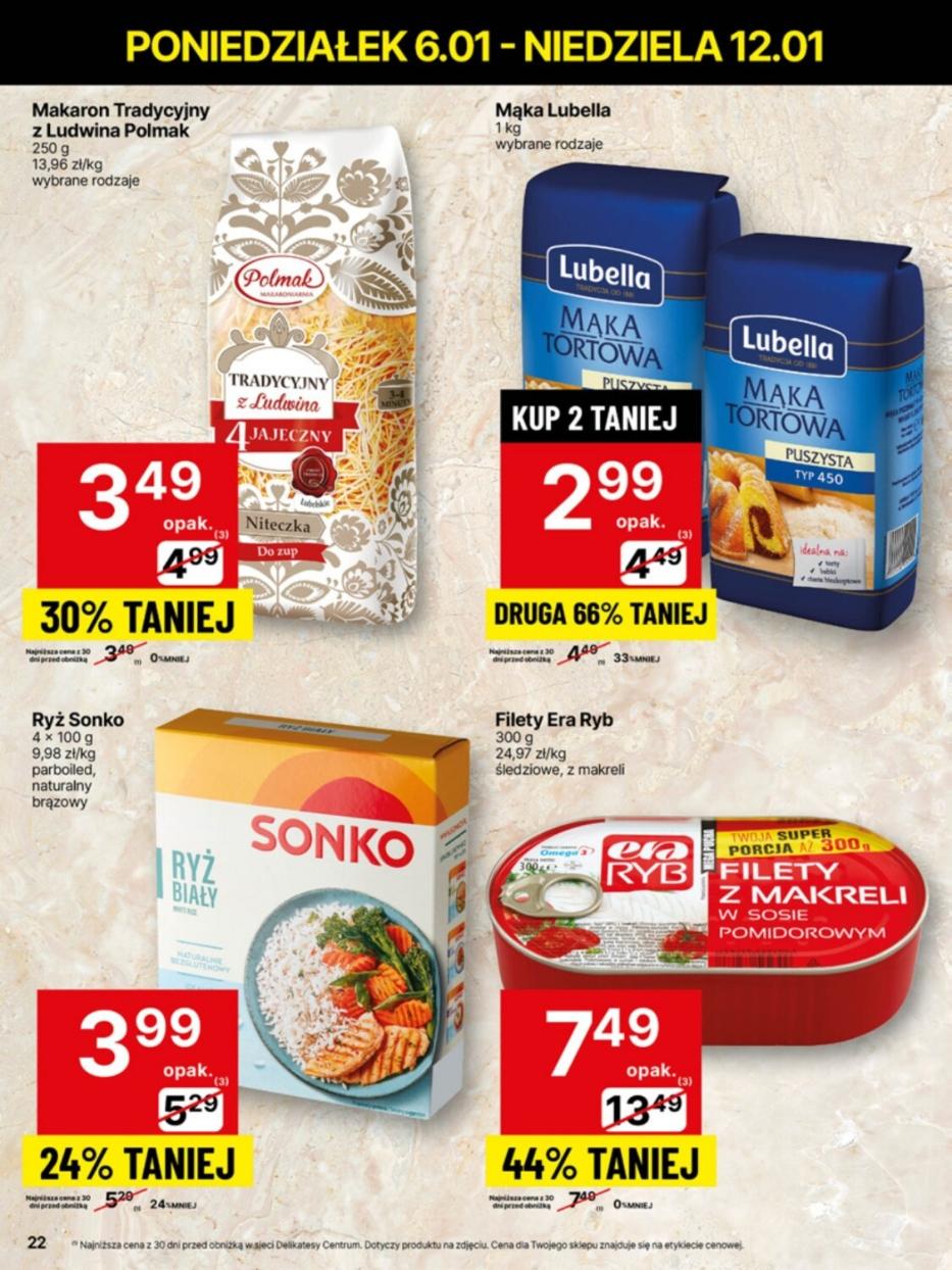 Gazetka promocyjna Delikatesy Centrum str. 22