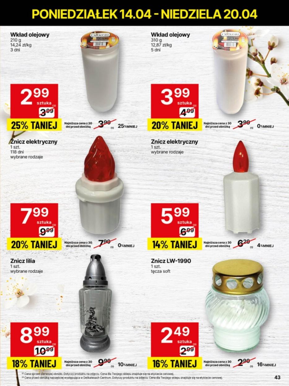 Gazetka promocyjna Delikatesy Centrum str. 43
