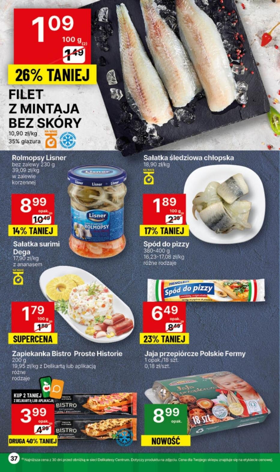 Gazetka promocyjna Delikatesy Centrum str. 37