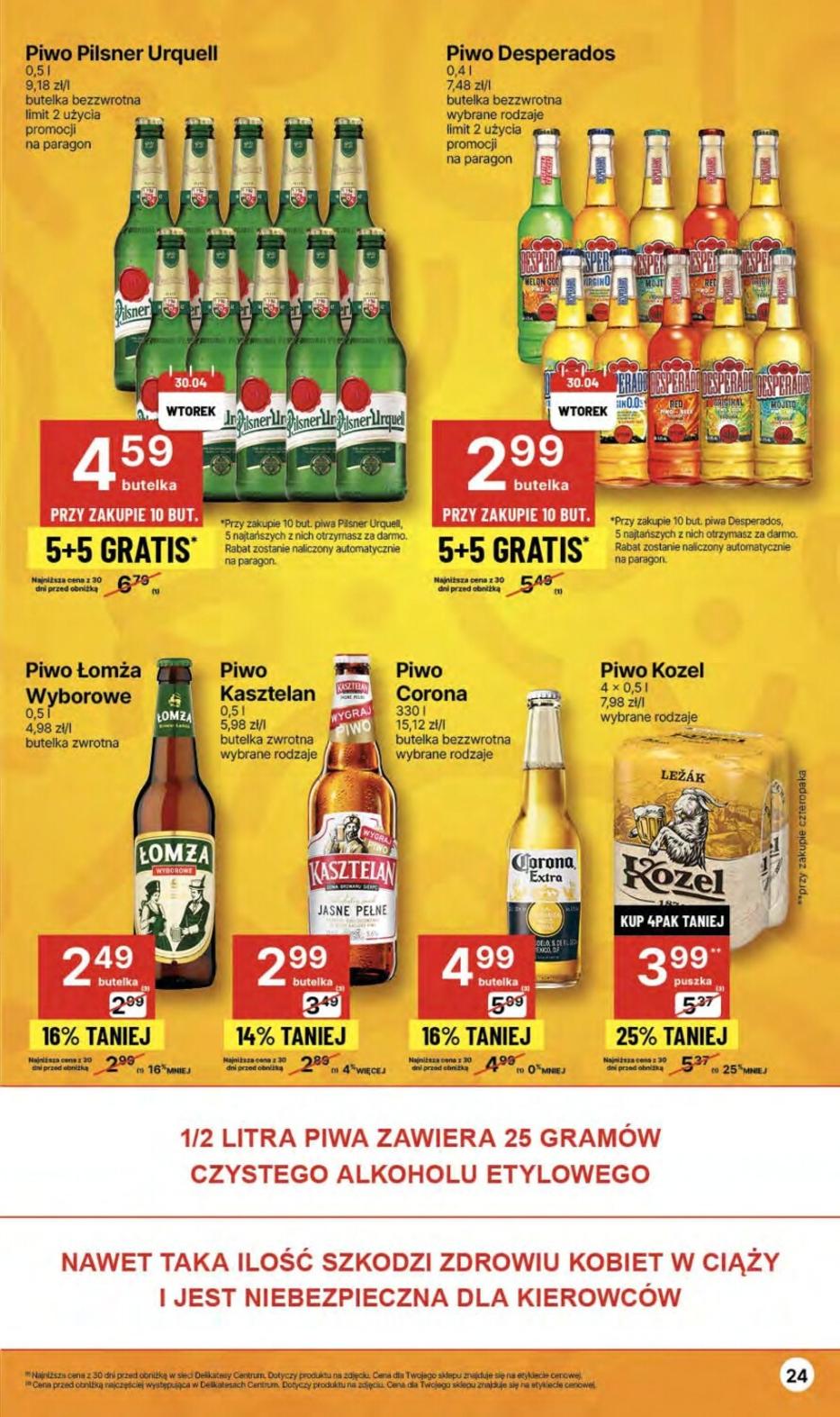 Gazetka promocyjna Delikatesy Centrum str. 24