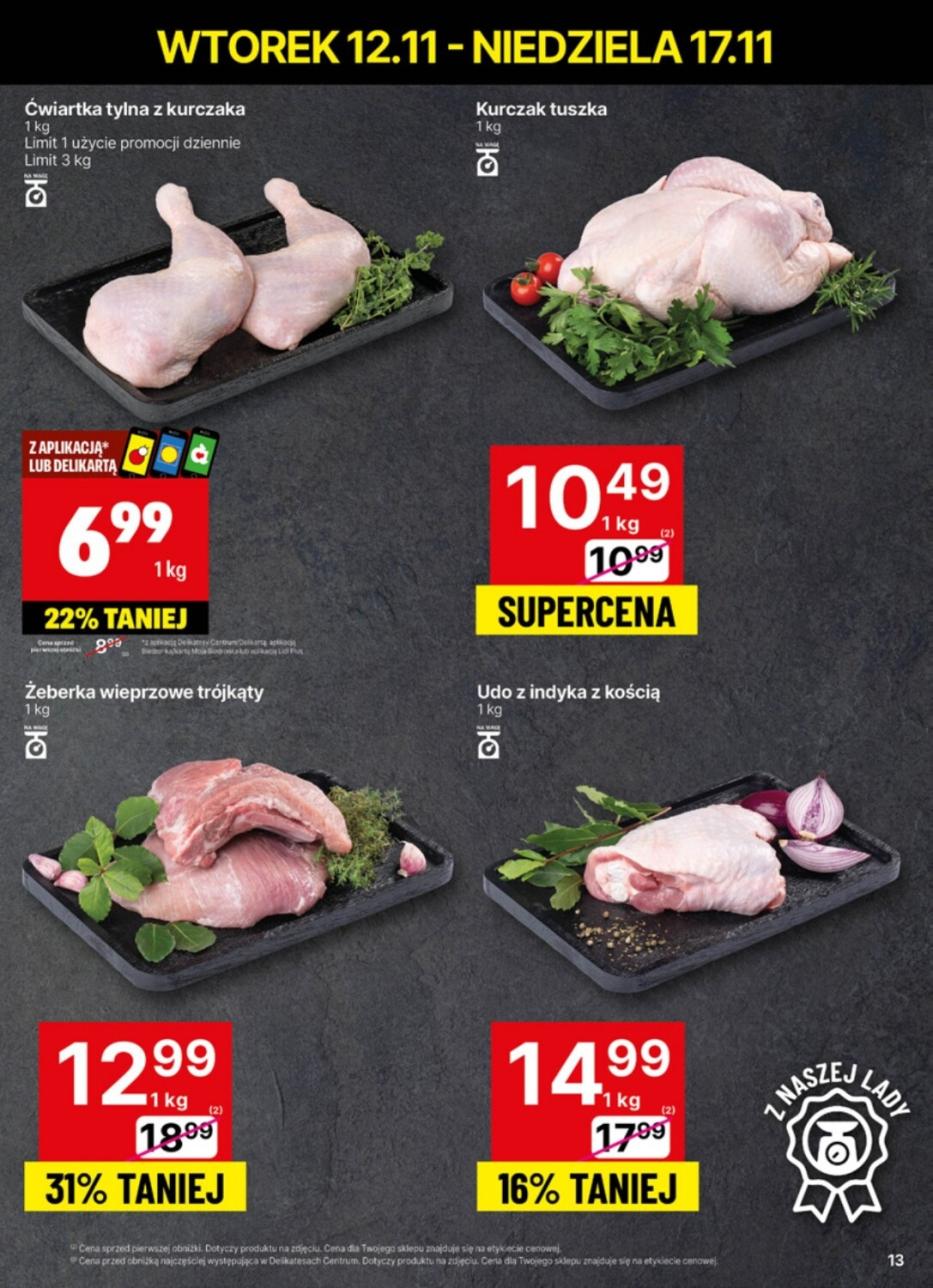 Gazetka promocyjna Delikatesy Centrum str. 13