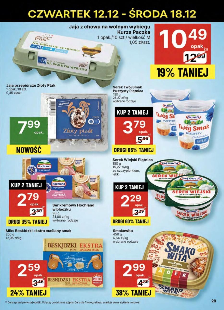 Gazetka promocyjna Delikatesy Centrum str. 28