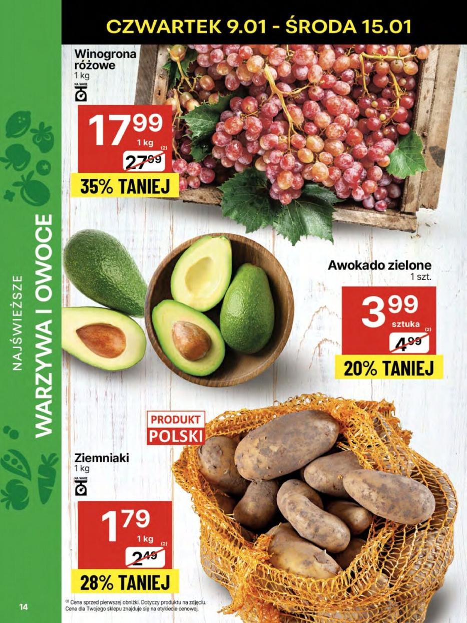 Gazetka promocyjna Delikatesy Centrum str. 14