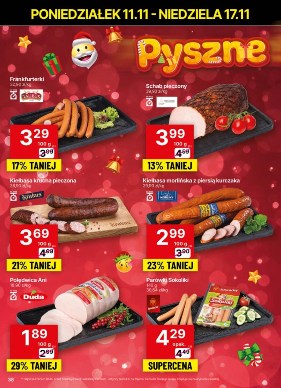 Gazetka promocyjna Delikatesy Centrum str. 38