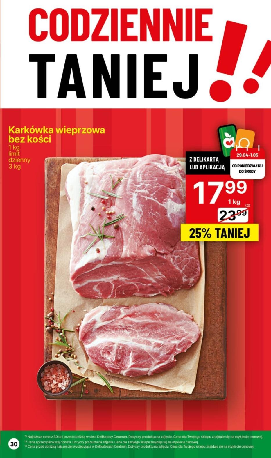 Gazetka promocyjna Delikatesy Centrum str. 30