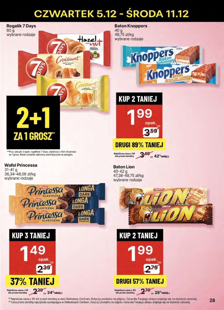 Gazetka promocyjna Delikatesy Centrum str. 28