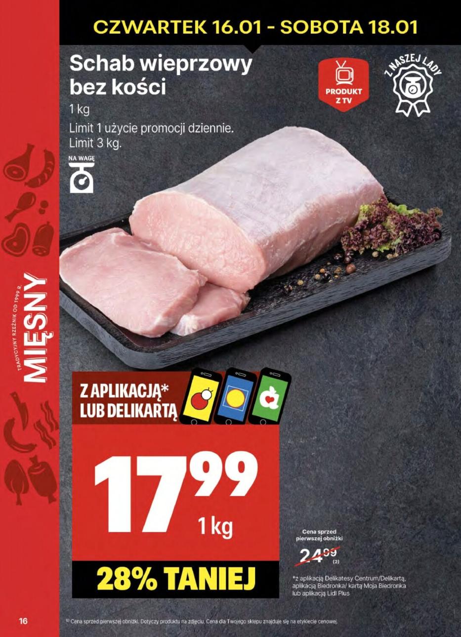 Gazetka promocyjna Delikatesy Centrum str. 16