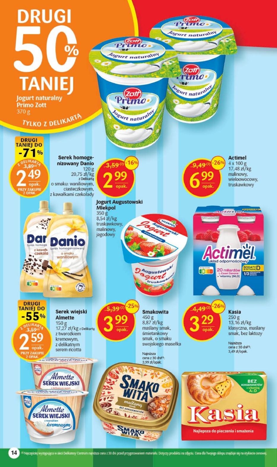 Gazetka promocyjna Delikatesy Centrum str. 14