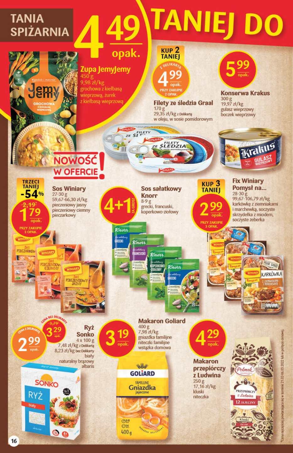 Gazetka promocyjna Delikatesy Centrum str. 16