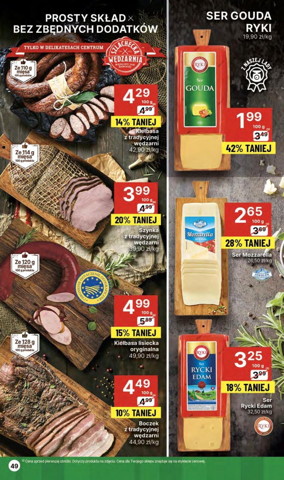 Gazetka promocyjna Delikatesy Centrum str. 49